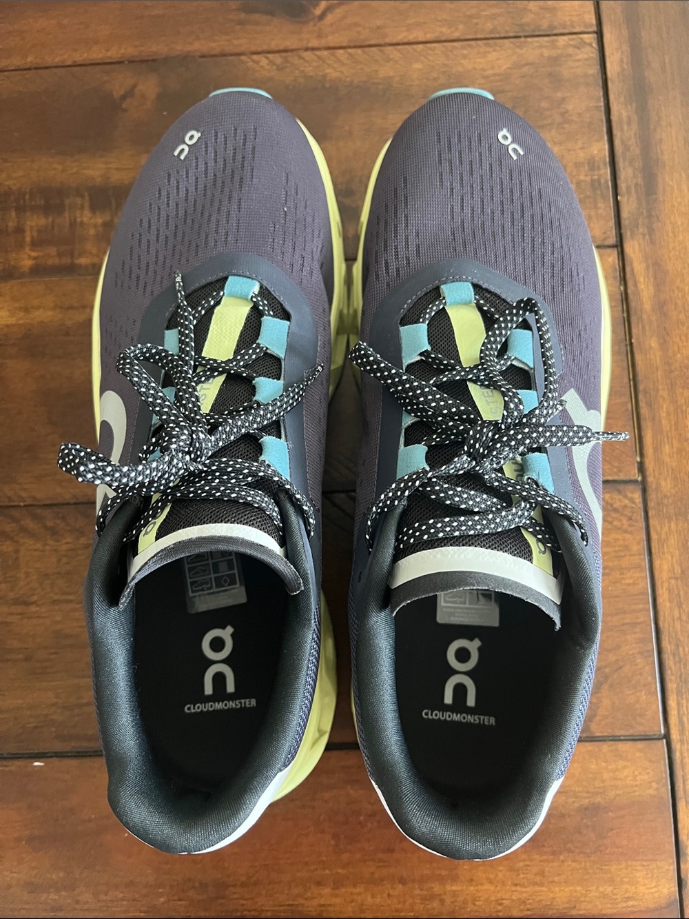 On Cloudmonster Women's Running Shoes - Purple/Blue